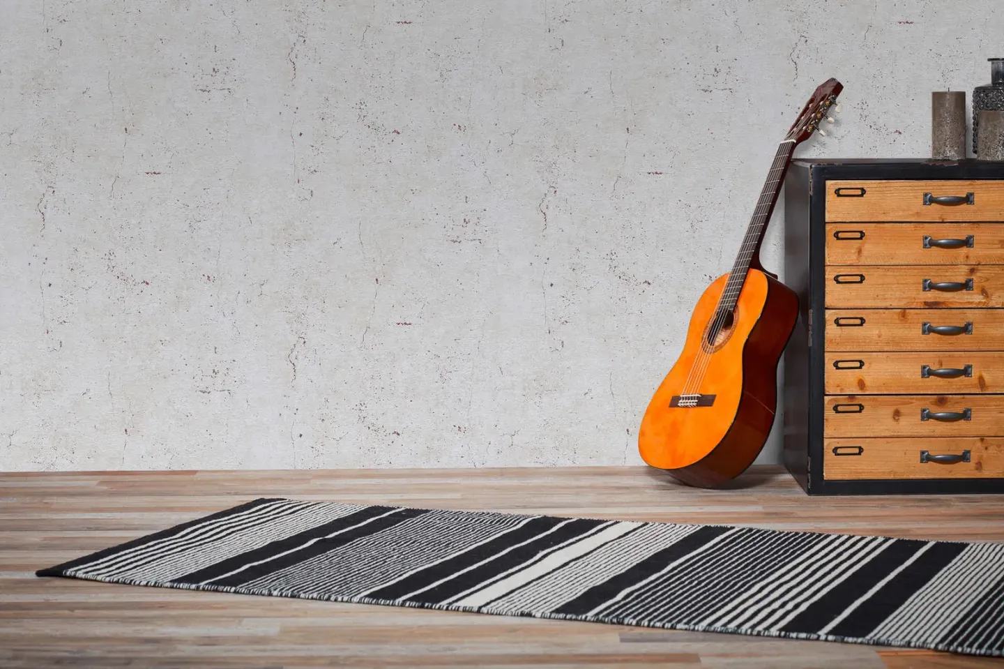 A.S. Création 36911‑6 - Metropolitan Stories Vliestapete Betonoptik Vintage Grau‑Rot