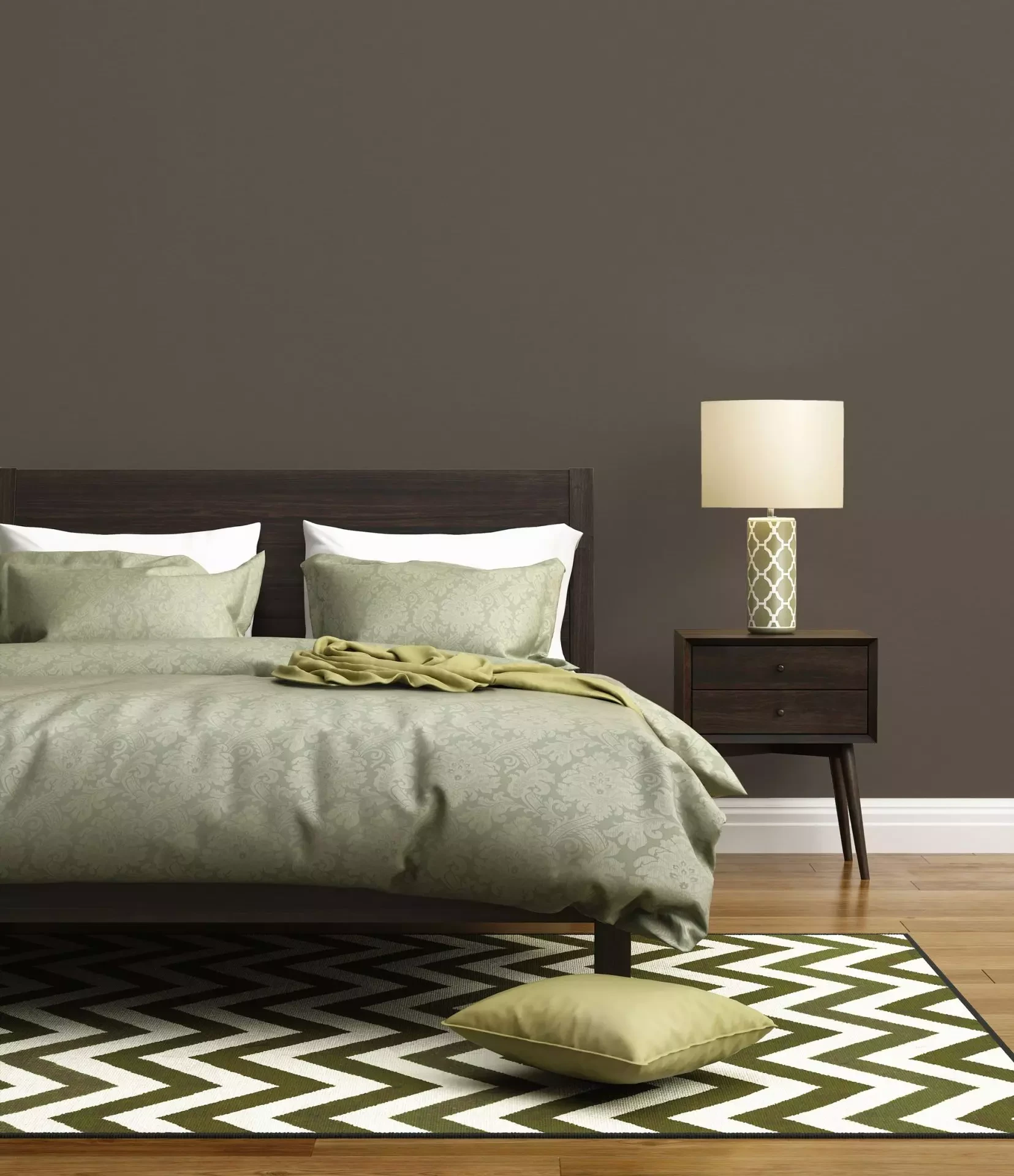 A.S. Création Vliestapete Retro Chic 390977 – Grüner Retro-Charme mit feiner Textilstruktur