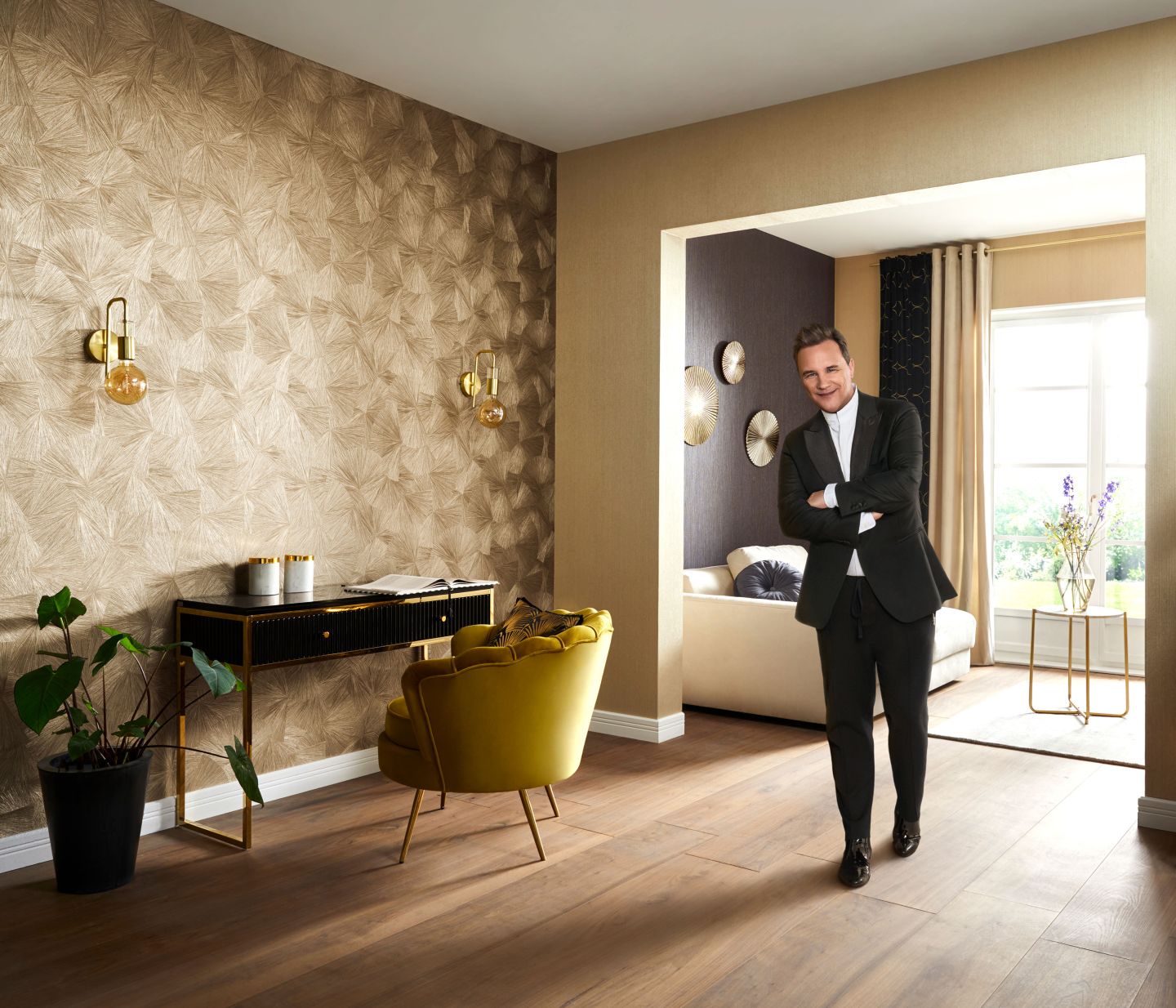 Erismann Fashion for Walls 3 10219-20 Vliestapete gold