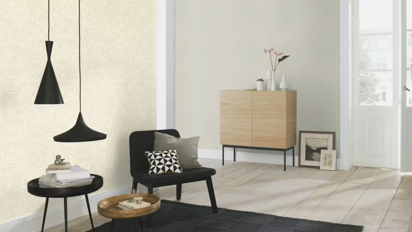 Rasch Selection 424072 Leinenstruktur Vliestapete