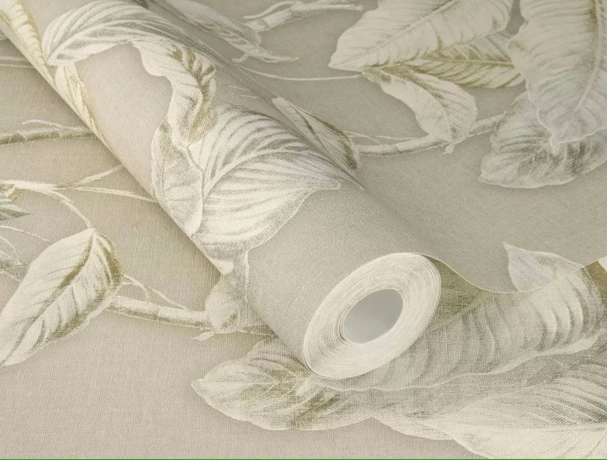 571455 Vliestapete Back To Nature Rasch Botanik Grün Blattmotiv